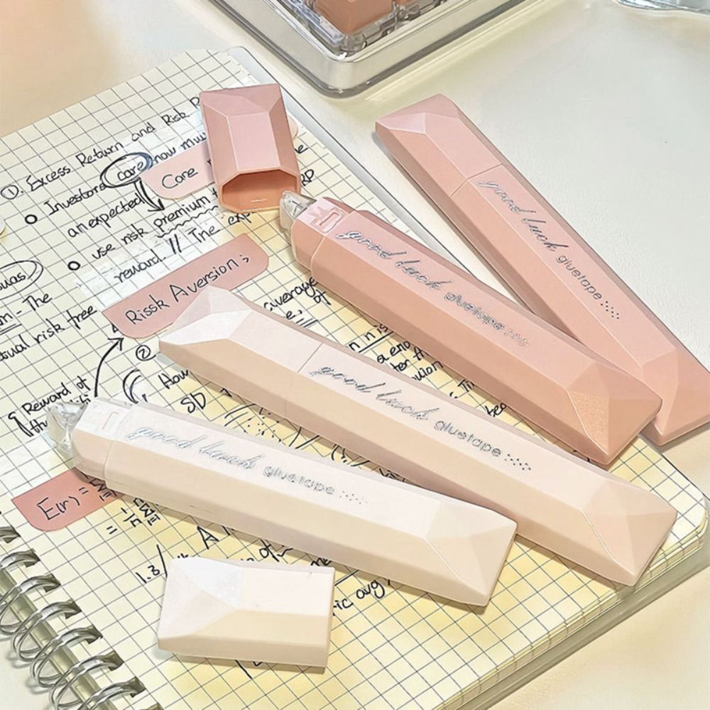 Glue Stick Pack - 4 個新グラデーションカラードットのりテープ大容量消去可能なローリングのりテープ DIY スクラップブッキングのりテープペン学校オフィス