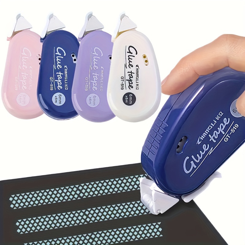 Glue Stick Pack - 1-4 個両面粘着ドット接着テープスクラップブッキング用コラージュ写真ジャーナリング工芸品学校文具用品