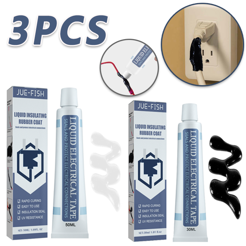 Glue Stick Pack - 30/50 ミリリットル液体絶縁テープ修理ゴム電線ケーブルコート修正ライン接着剤広範囲液体絶縁ペーストテープ
