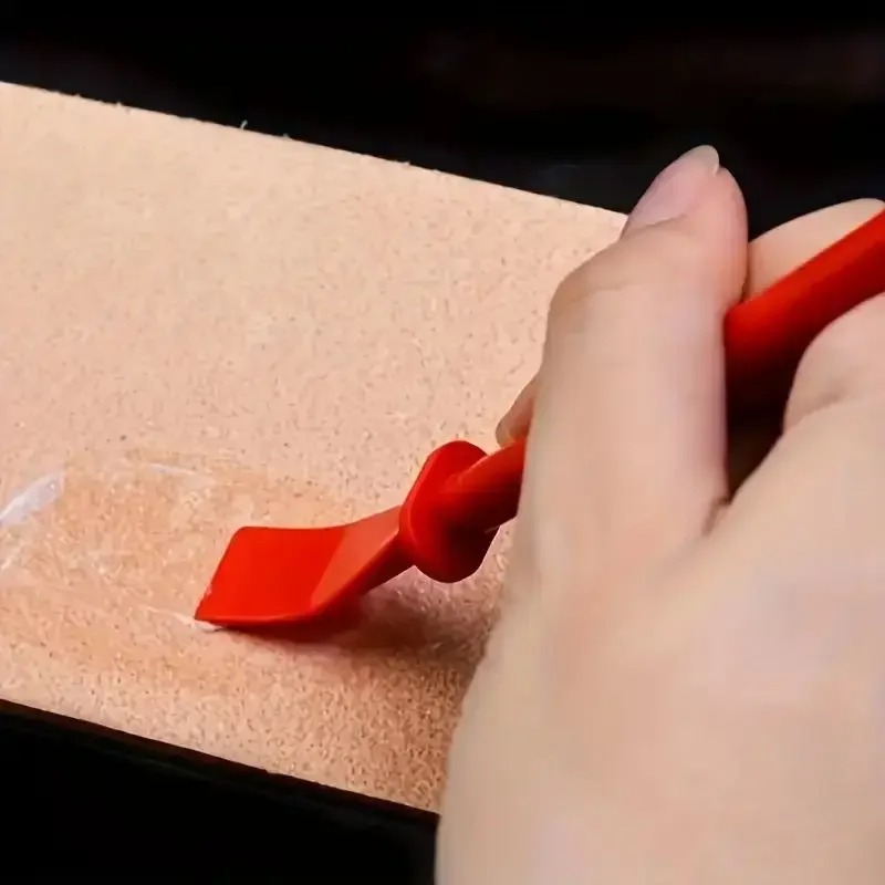 Glue Stick Pack - 接着剤スプレッダー、ポリプロピレン接着剤塗布スティックアプリケーター、手作りDIYアートレザークラフトツール用ペイントスクレーパー