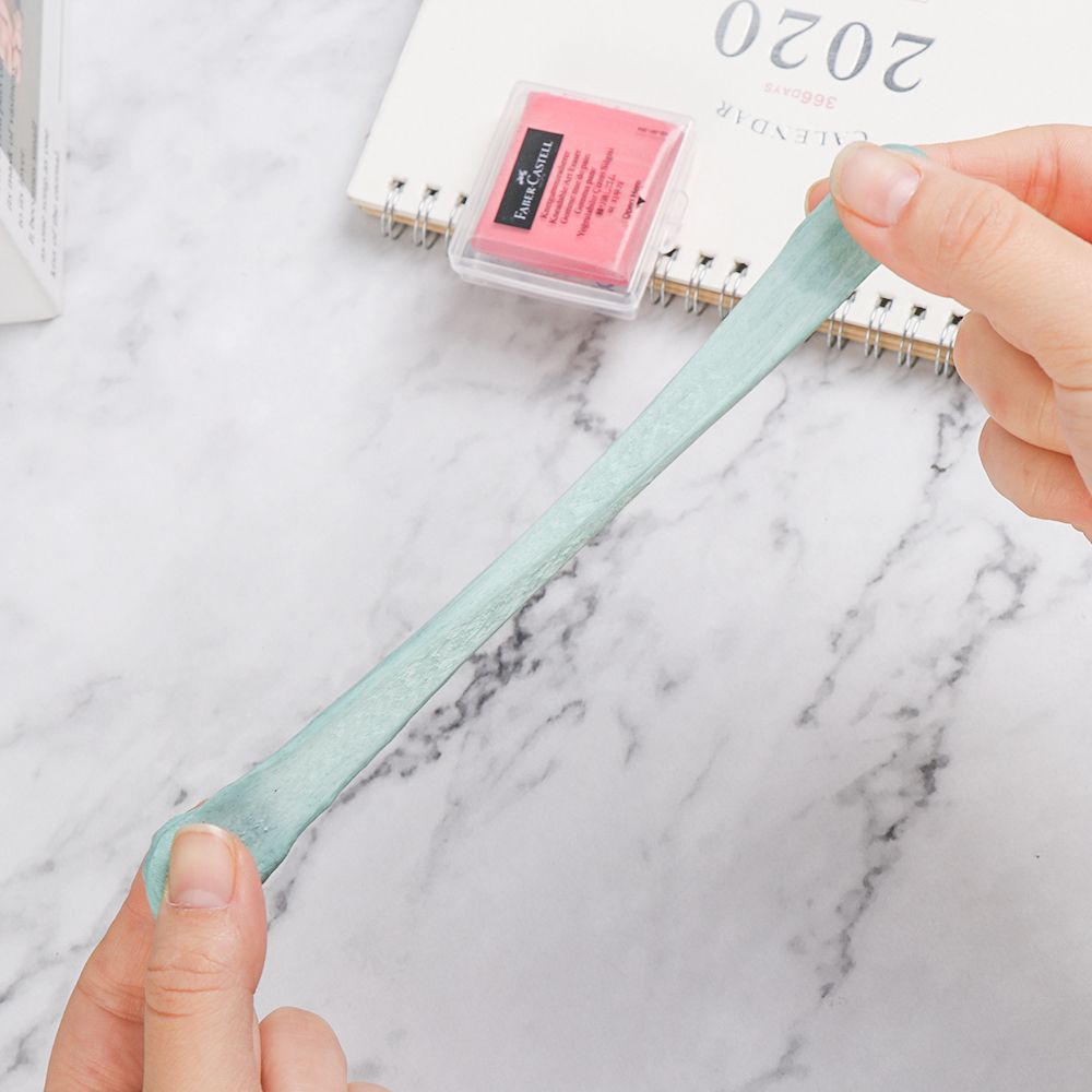 Rubber Eraser Kneaded - 高品質なゴム製消しゴム。変形可能で、カラフルなデザイン。柔らかい素材で、鉛筆に挟んで使える。学生向け。