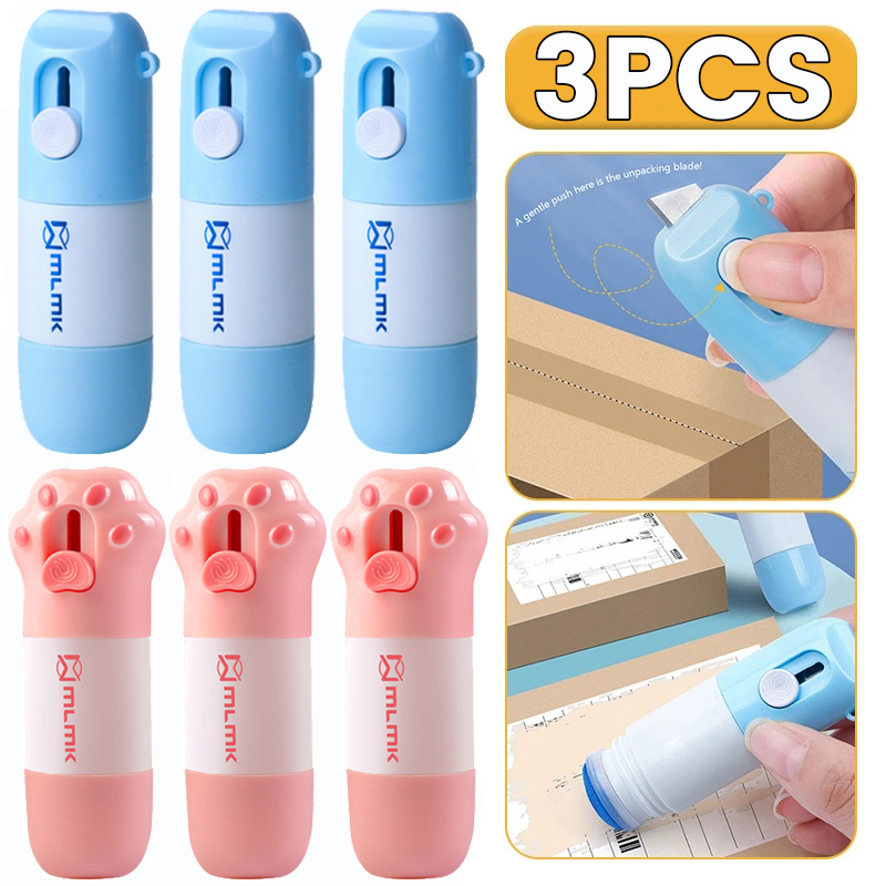 Correction Fluid White - 2 In 1 感熱紙修正液、開封ナイフ付き 感熱紙データ ID