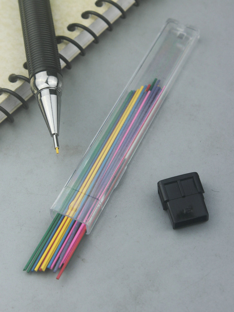 Mechanical Pencil Lead - カラーのメカニカルペンシルリード、学生用リフィル、0.7mm、0.9、0.7色