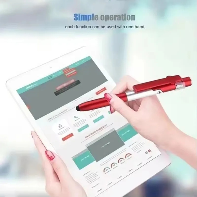 4 in 1 多機能ボールペン LEDライト付き 折りたたみ - Stationery Warehouse のレビューと価格