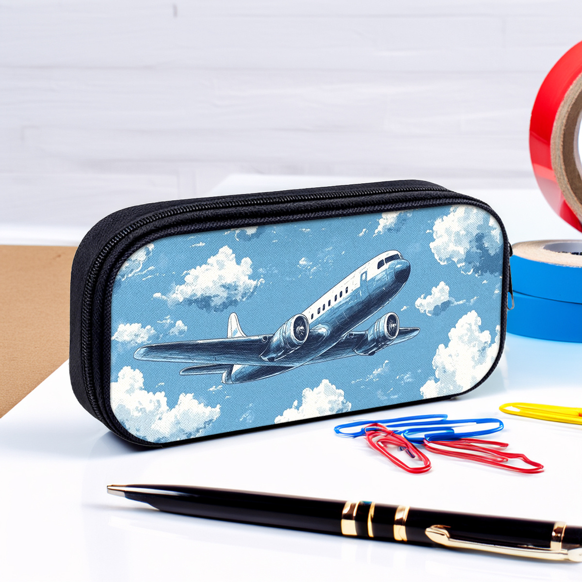 ペンシルケース 大容量 ペンと鉛筆収納ポーチ ジッパー付きセ - Ideal Stationery & Office Supply のレビューと価格