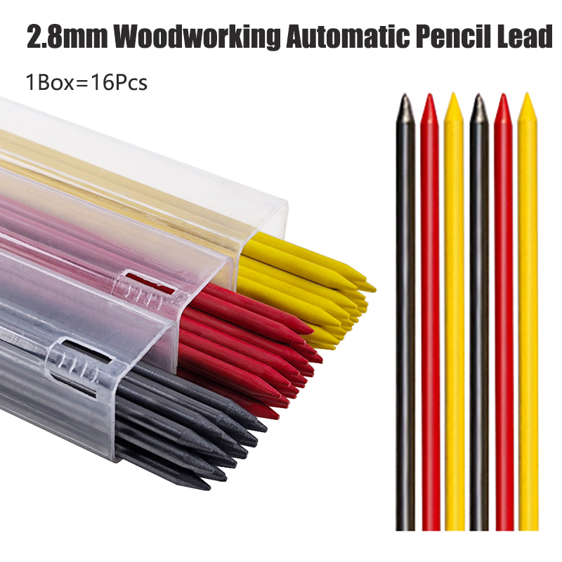 黒黄赤2.8mm木工用自動鉛筆芯深穴マーキング建築図面用ソリ - Mechanical Pencil Lead のレビューと価格