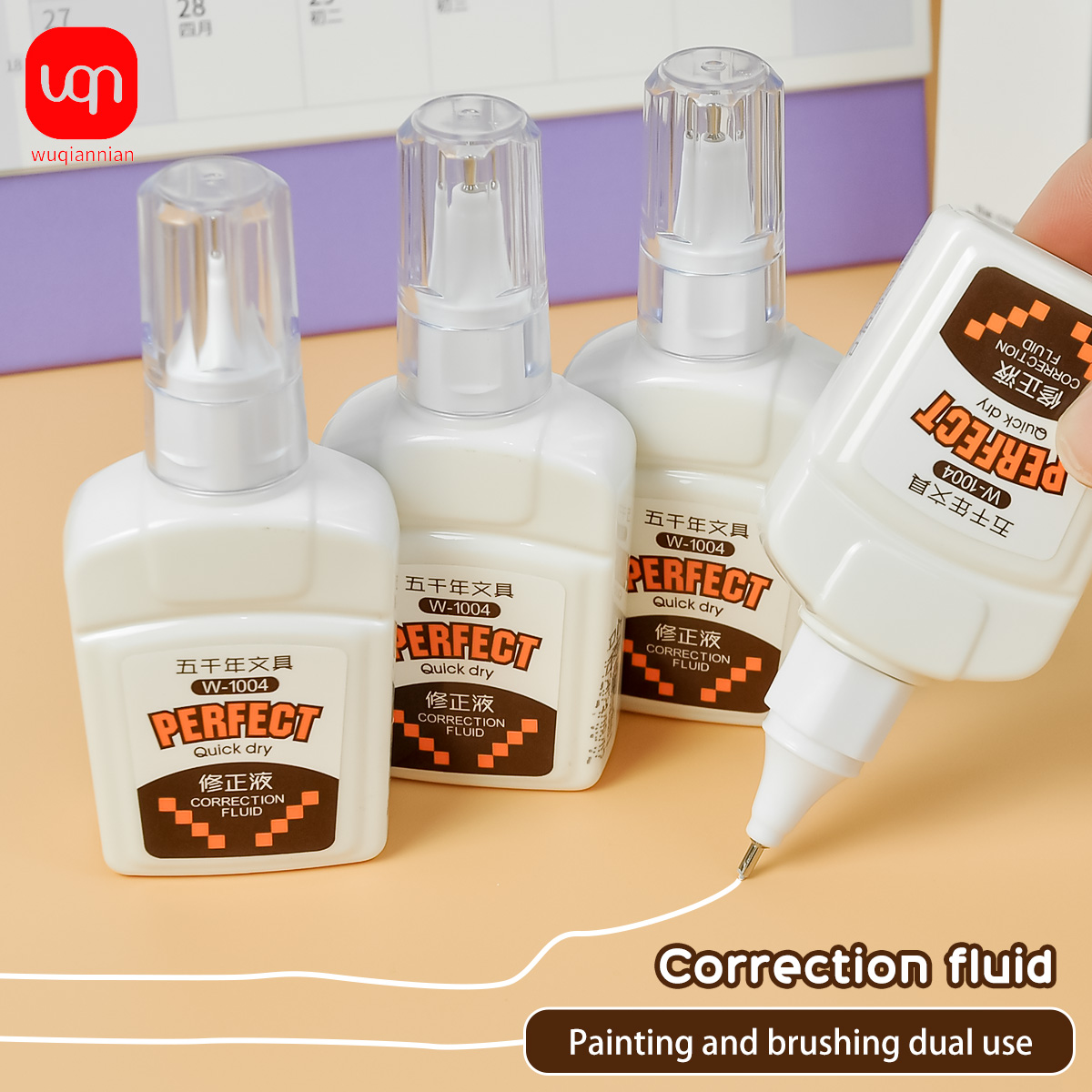 WQN-3/6/12PCS18ml修正液携帯用学生向け速乾性 - Correction Fluid White のレビューと価格