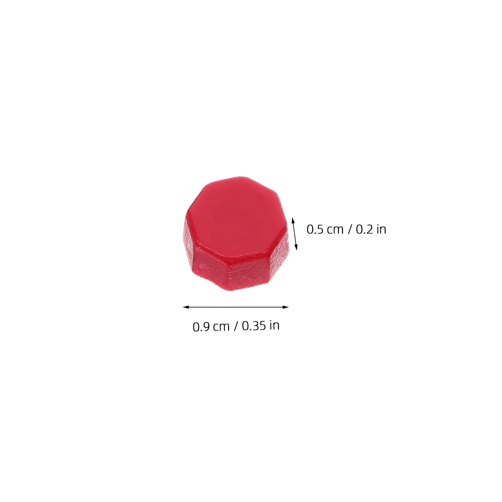 6個入り シール用ワックスビーズキット。六角形、赤色。招待状 - Wax Seal Stamp Kit のレビューと価格
