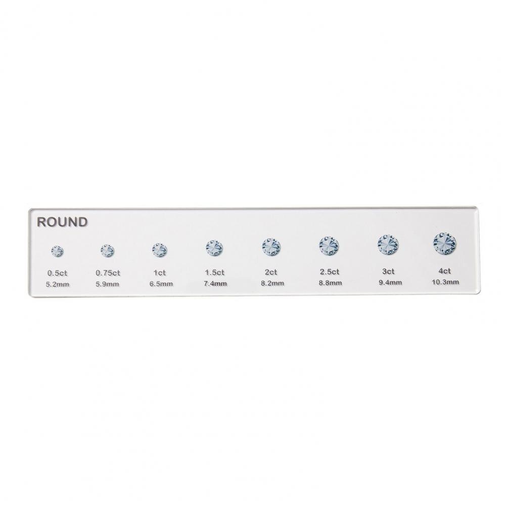 ラインストーンサイズ定規 3 個ラインストーン測定定規セット - Ruler Set Transparent のレビューと価格
