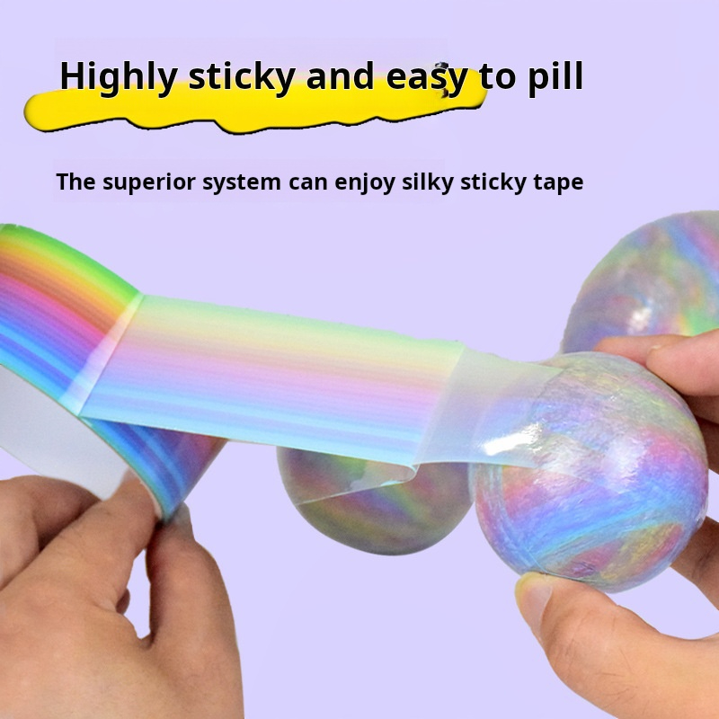 1 個レインボーボール粘着ボールローリング接着剤ストレス軽減 - Glue Stick Pack のレビューと価格