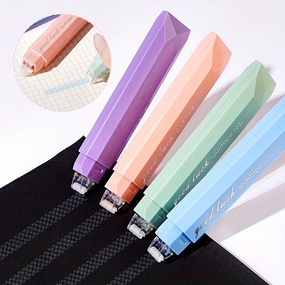 4本入り回転式両面ドットグルーペンテープ、跡が残らない接着剤 - Glue Stick Pack のレビューと価格