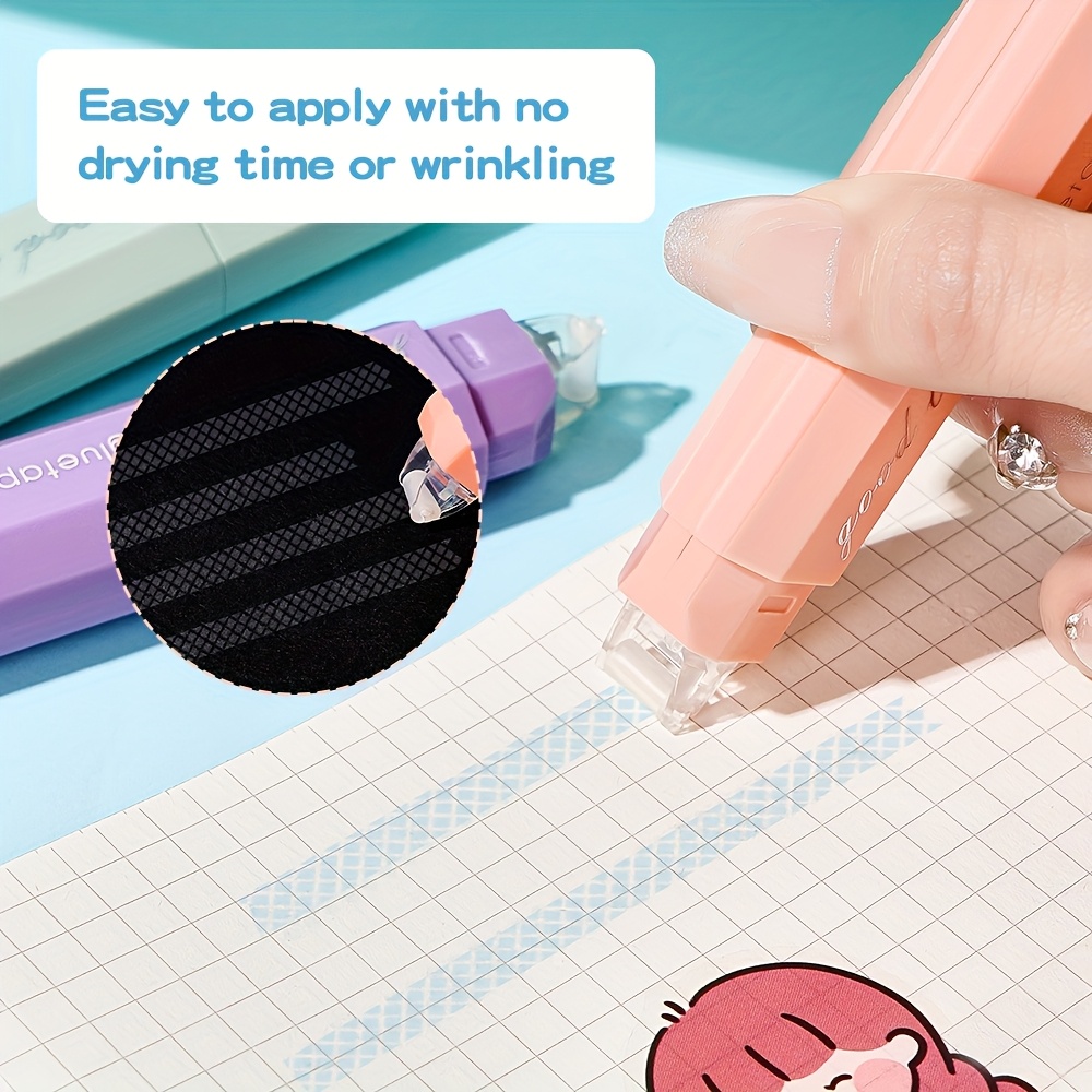 4本入り回転式両面ドットグルーペンテープ、跡が残らない接着剤 - Glue Stick Pack のレビューと価格