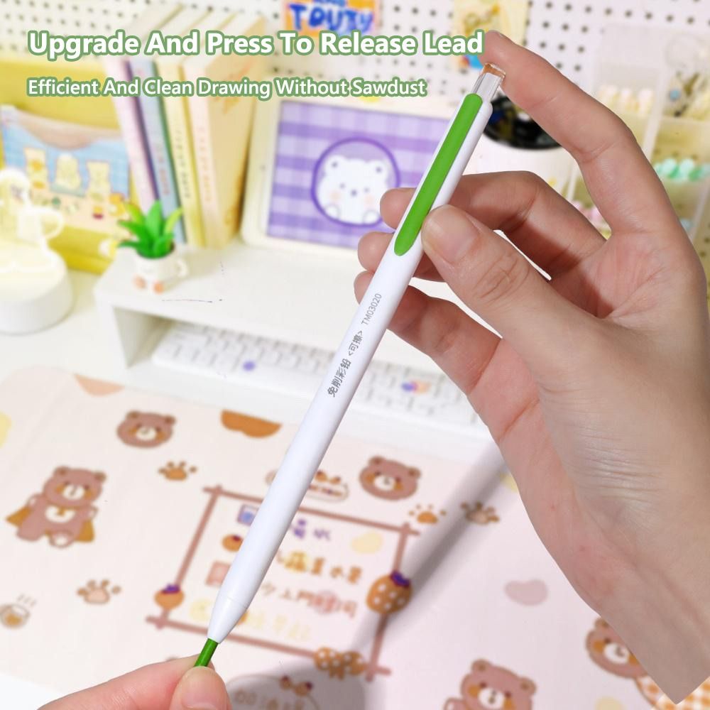 芯を削る必要のない色鉛筆、交換可能なリフィル、油性、消せる、 - Mechanical Pencil Lead のレビューと価格