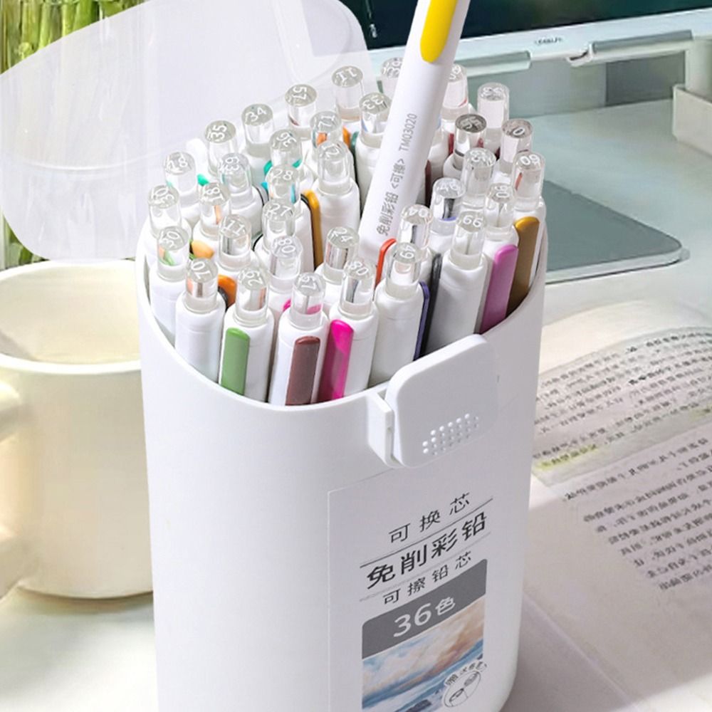 芯を削る必要のない色鉛筆、交換可能なリフィル、油性、消せる、 - Mechanical Pencil Lead のレビューと価格