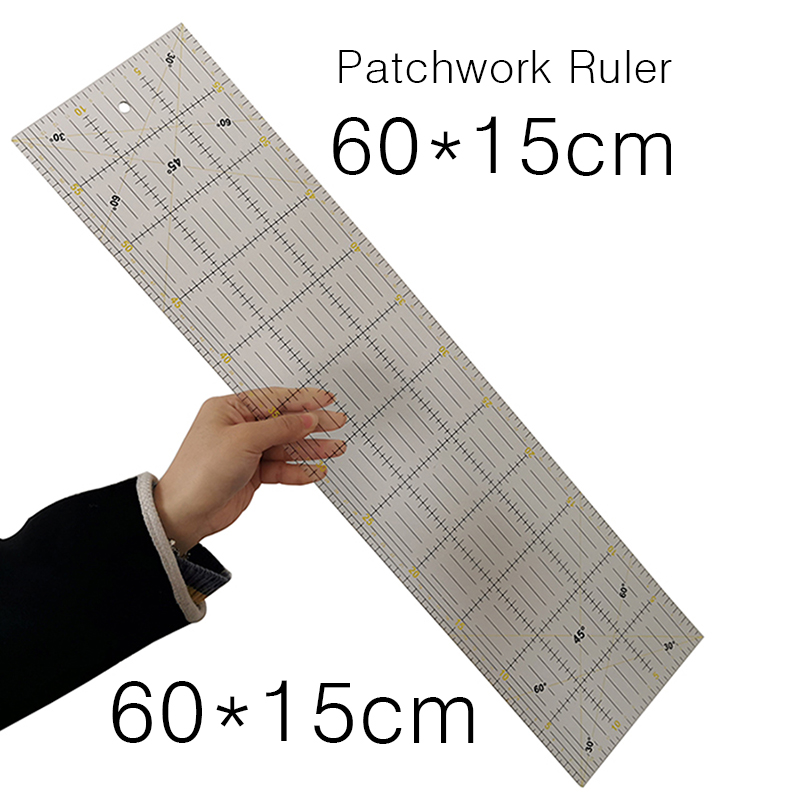 1 個 60 × 15 × 0.3 センチメートルアクリルパ - Ruler Set Transparent のレビューと価格