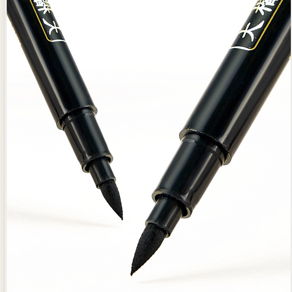 4pc ブラシペン書道ペン中国語単語学習文具学生アート描画マ - Stationery Warehouse のレビューと価格