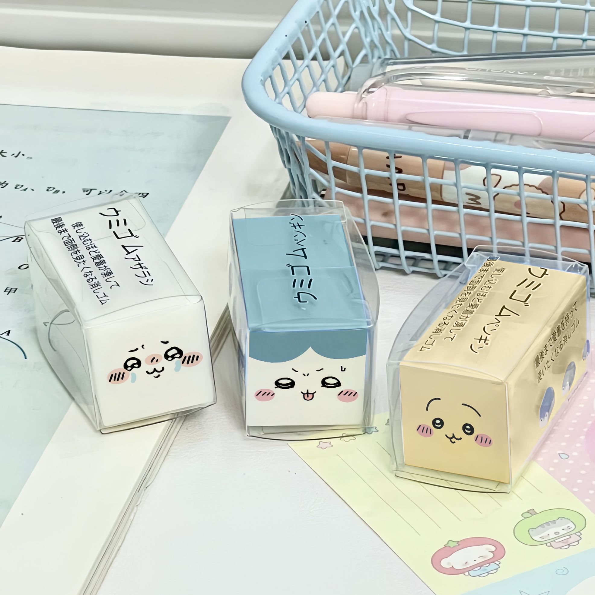 ちいかわ消しゴム かわいい漫画風ゴム製消しゴム 消しカスが少 - Stationery Warehouse のレビューと価格